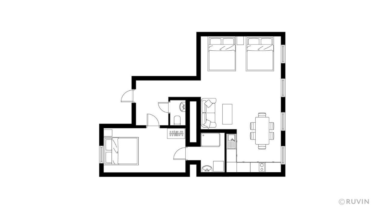 City Apartment, Two Metro Stations To Hauptbahnhof Viena Exterior foto